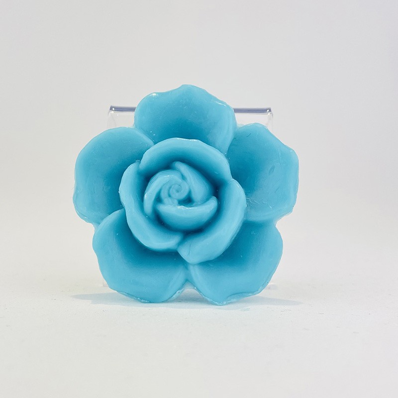 Savon rose bleu
